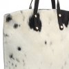 Bőr táska shopper bag Genuine Leather fekete 806576